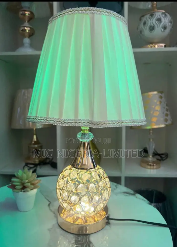 Acleric Gold Beside Table Lamp Light Deco