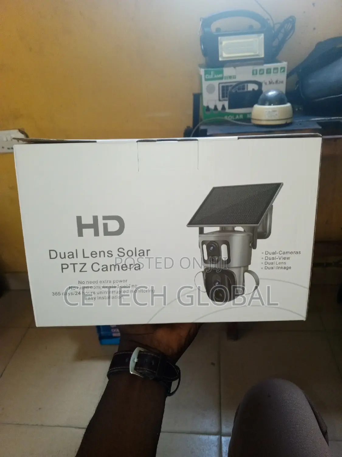 Dual Lens Solar PTZ Camera