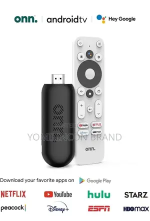 Onn Android TV FHD Streaming Stick With Remote Control