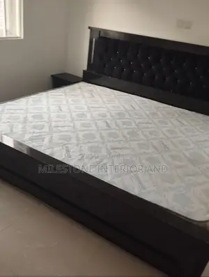 High Quality MDF Bed With Padded Chest and 2 Bedside Frames