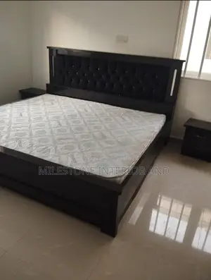 High Quality MDF Bed With Padded Chest and 2 Bedside Frames