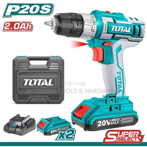 TOTAL CORDLESS DRILL Li - Ion 20V / 2ah / 45nm (TDLI200215)