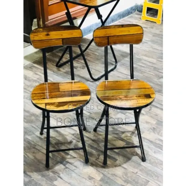 Foldable Table With 2 Chair Set - Extra Table Chair Avail