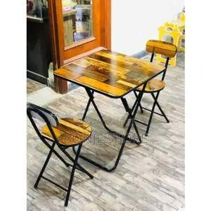 Foldable Table With 2 Chair Set - Extra Table Chair Avail
