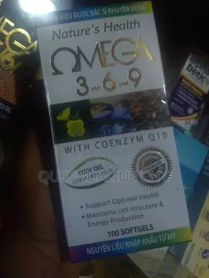 Natural Health. Omega 3-6-9 With Ceonzym Q10