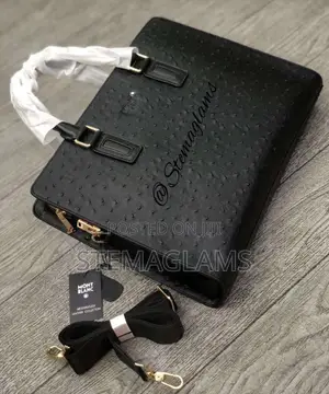 MONT BLANC Leather Laptop Bag
