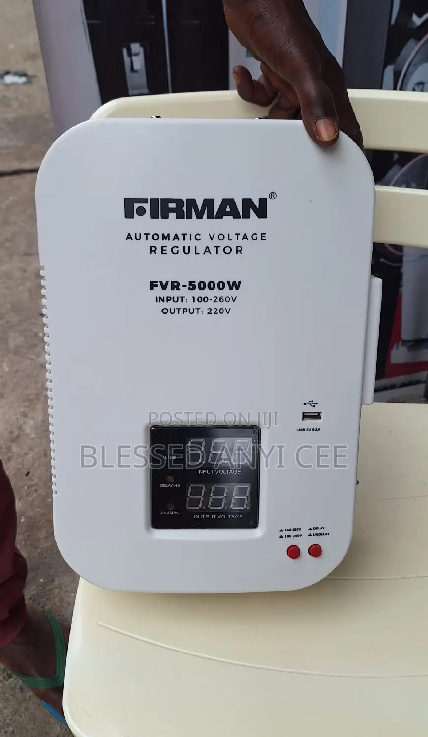 High Quality Fireman 5000w Automatic Voltage Wall Mounted