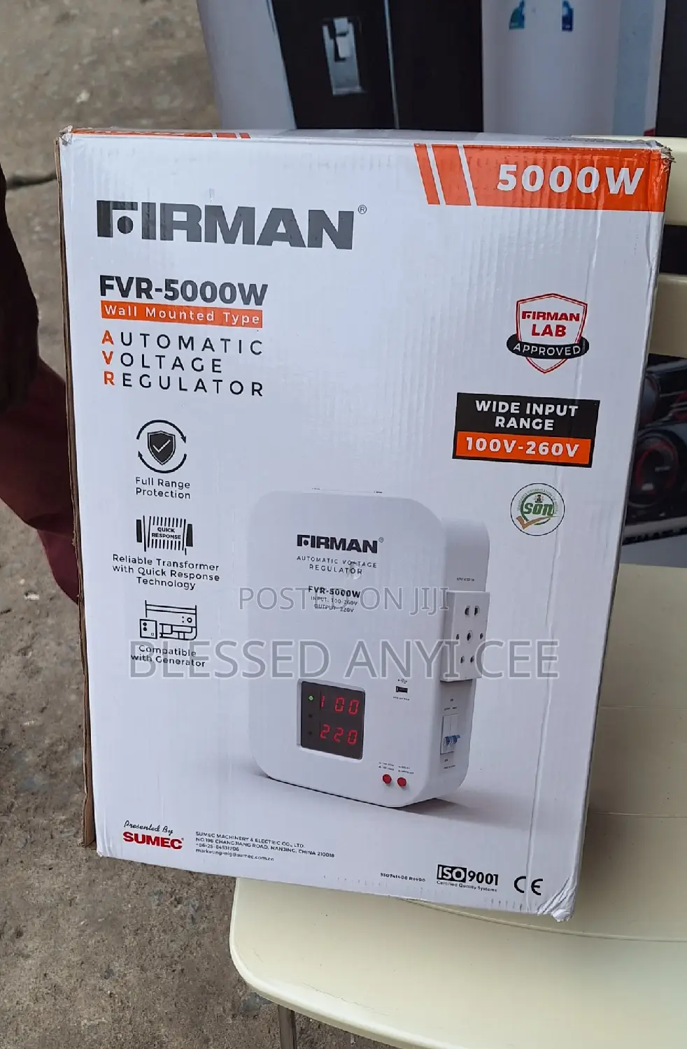 High Quality Fireman 5000w Automatic Voltage Wall Mounted