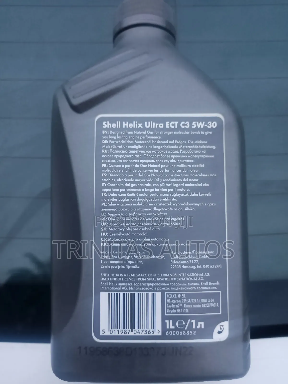 Shell Helix Ultra 5w-30 Ect C3