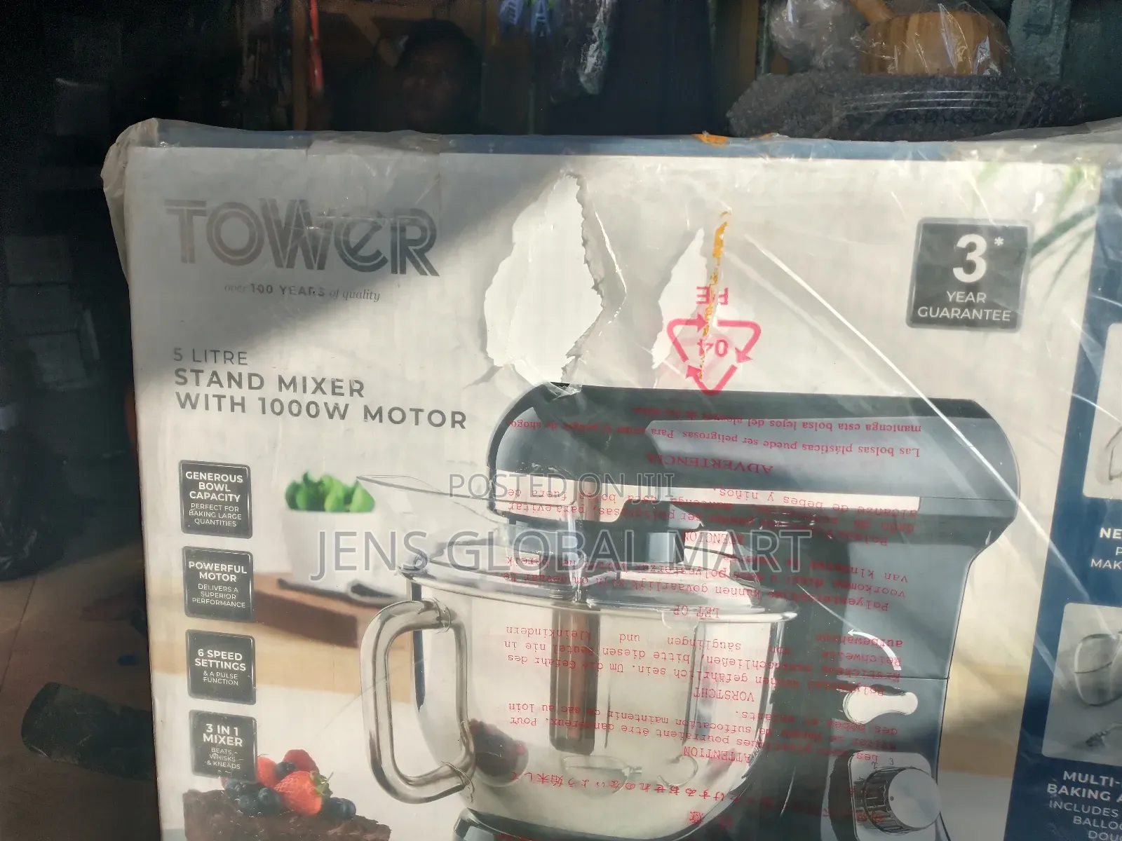 Tower Stand Mixer 5l