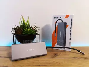 Canyon USB-C Hub - Ds-12 - 13 in 1 DRK - Grey