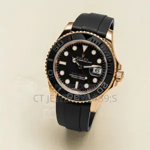 Rolex Yacht Date Just Rubber Strap Model With Master Lock