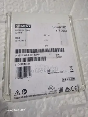 Siemens 6es7953-8lf31-0aa0 Simatic S7 Micro Memory Card 64kb