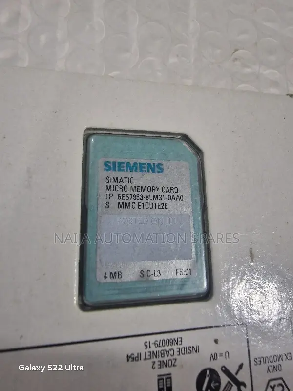 Siemens Simatic S7 Memory Card 4MB | 6ES7953 8LM31 0AA0