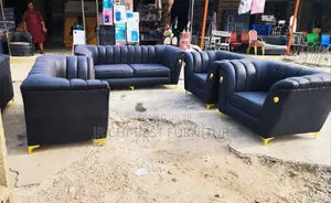 High Grade Set of Upholstery Fabric Sofa Chairs Couch Seaters