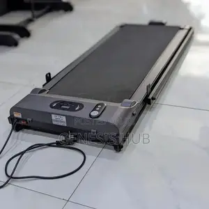 Photo - 2 In 1 Mini Treadmill With Foldable Handrail