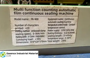 Multi Function Counting Auto Film Continuous Sealing Machine
