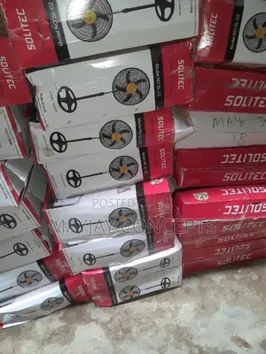 Solitec 18inches Powerful Standing Fan-5 Blades
