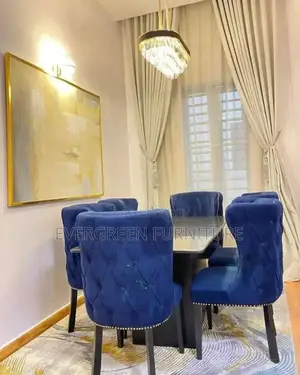 Marble Top 6 Man Dining Set
