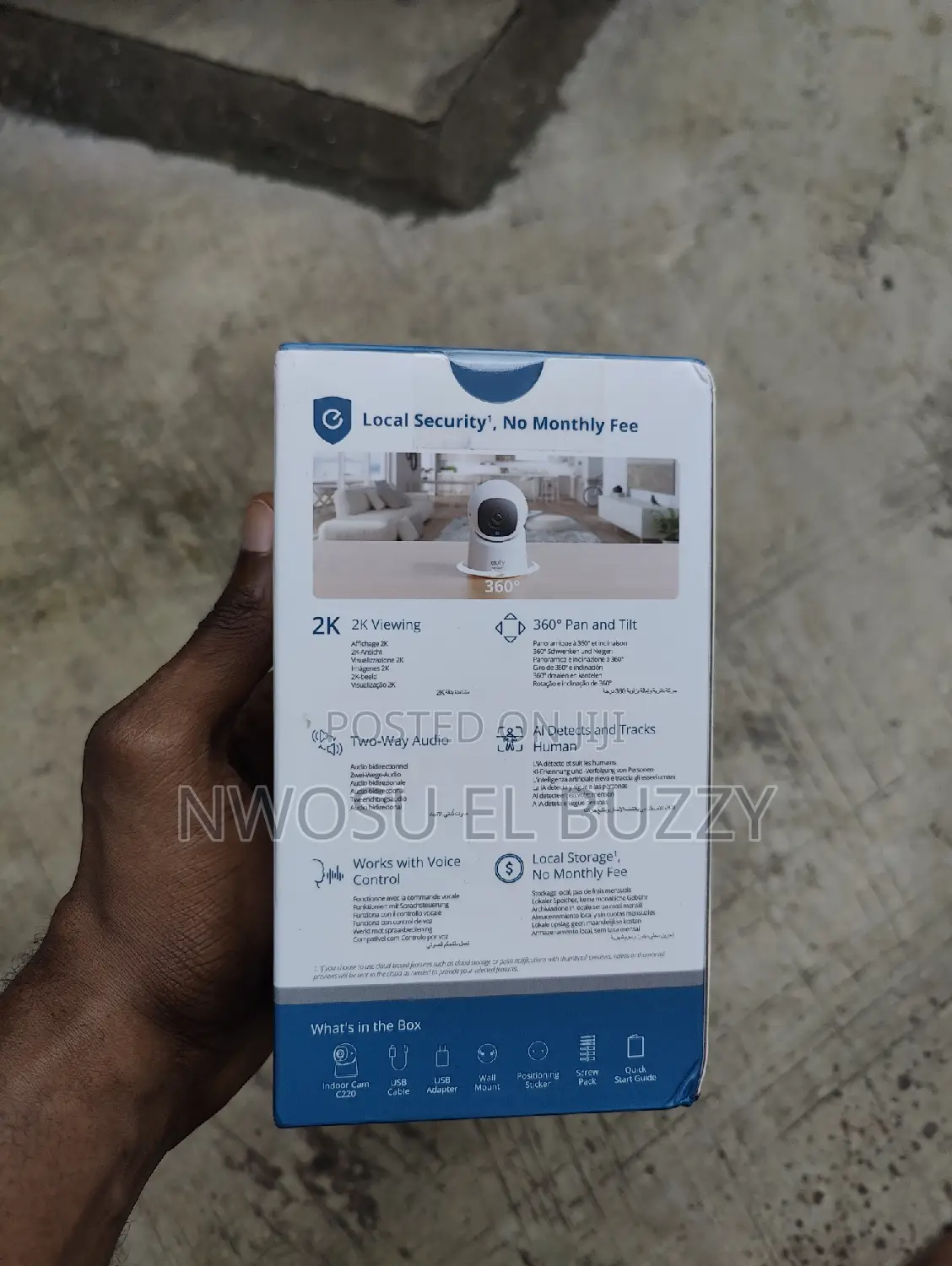 Eufy Security Indoor Cam C220 Resolution Smart