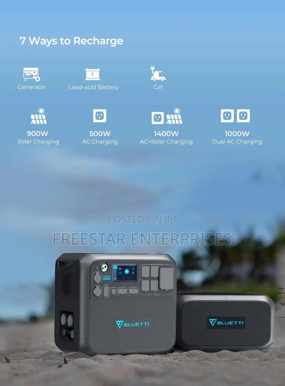 Bluetti AC200MAX Power Station. Bluetti 2200W Power Station