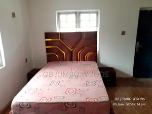 Brown Headboard Bed With Lastest Design