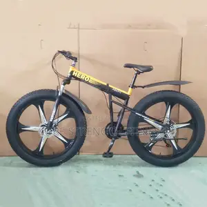 Foldable Fat Tyre Road Bicycles With Alloy Rim