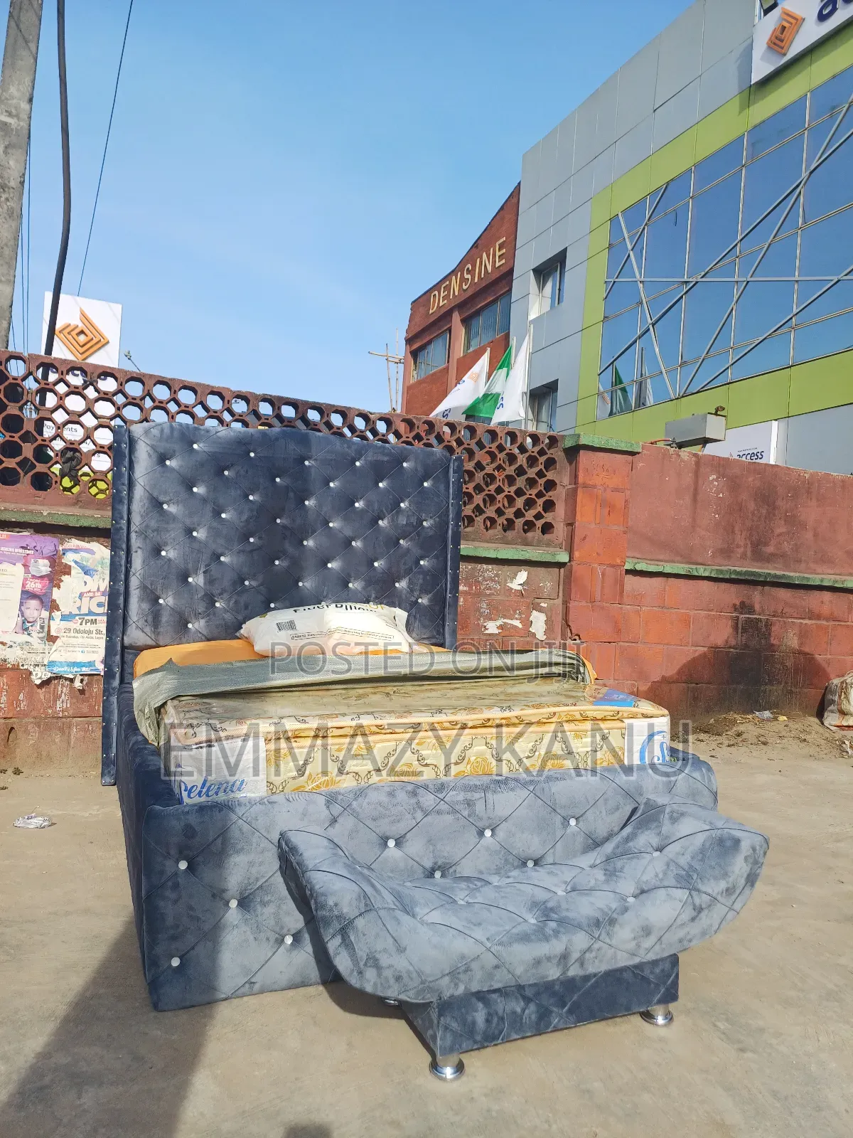 4 and Half By6 Bedframe With Imported Spring Mattress