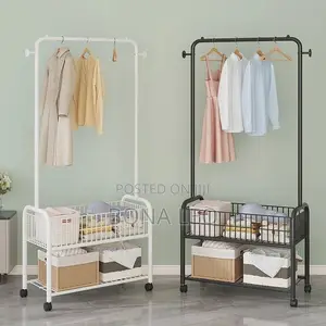 Movable Storage Rack for Luggage