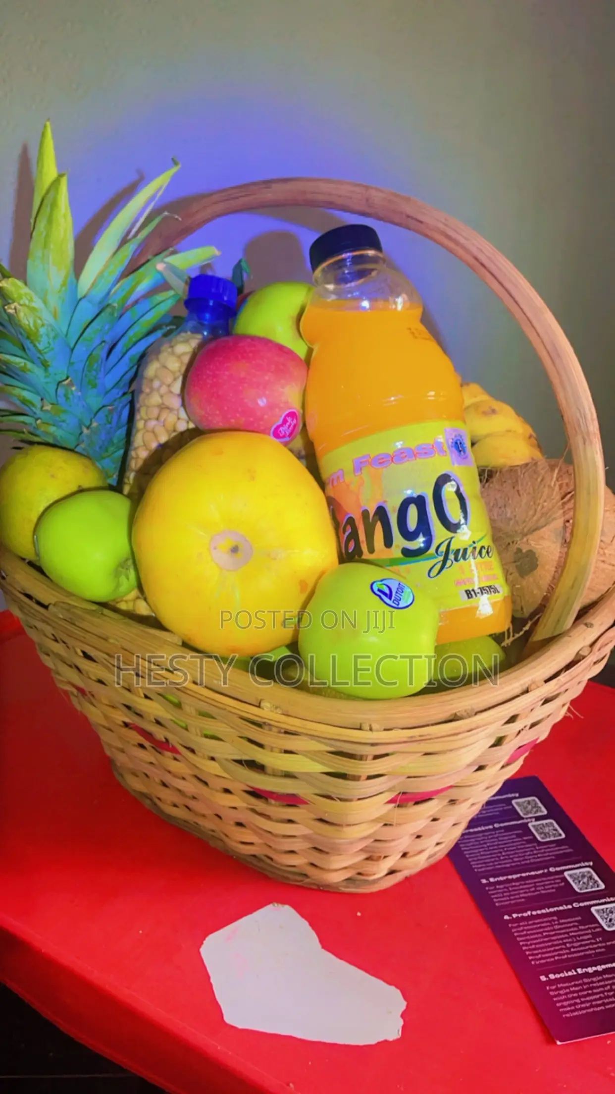 Fruit Basket Gift Hampers Christmas Festive Gift