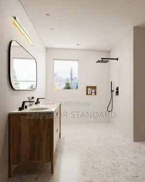 Brush Black 5 Ways Conduit Shower