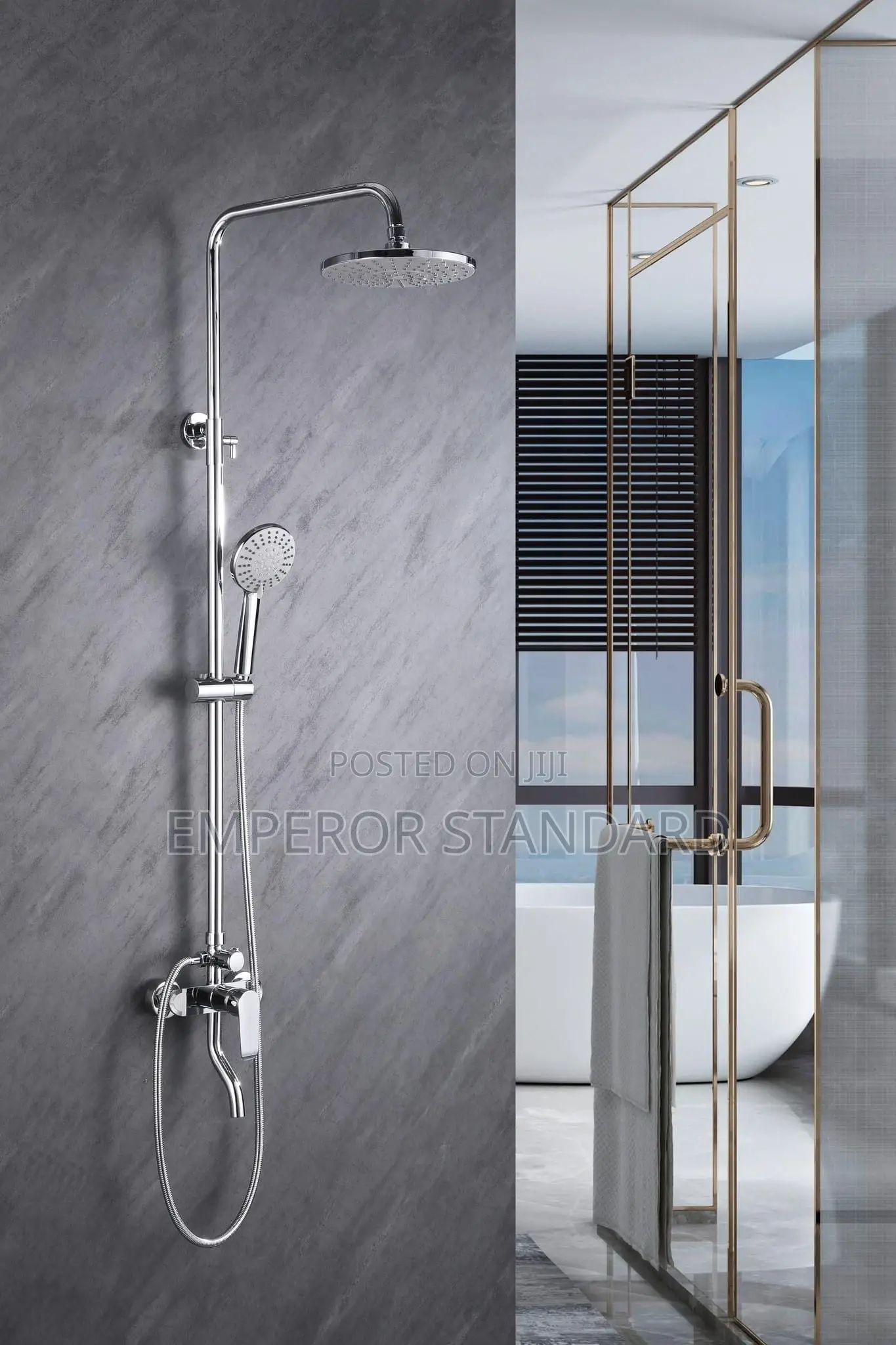 Original Stainless Steel Standing Shower Mixer
