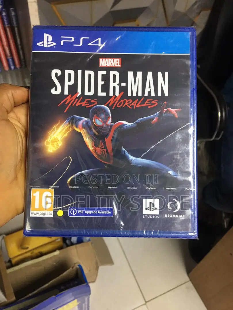 Playstation 4 Spider Man Miles Morals