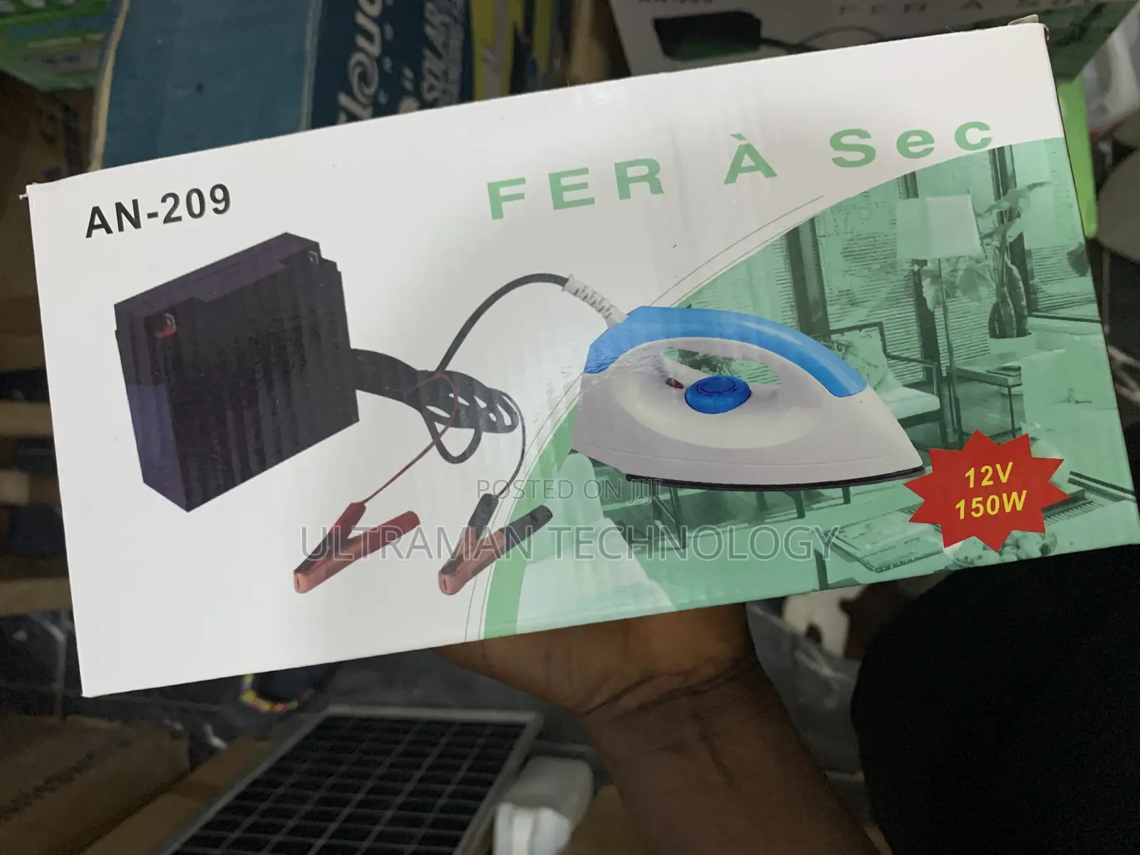 12volts Dc Pressing Iron (Solar Iron)