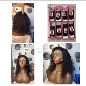 Water Curls Human Hair