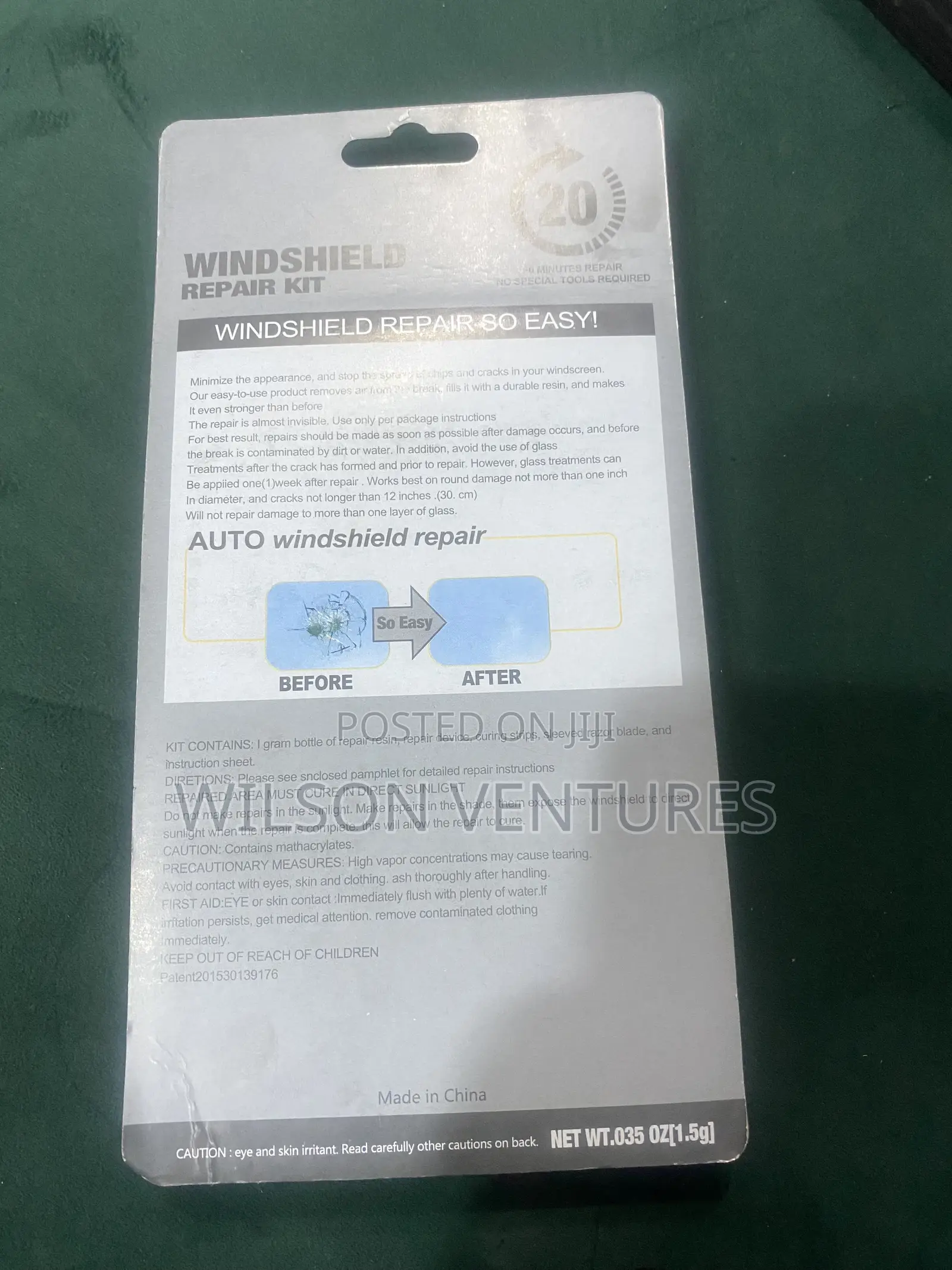 Windshield Repair Kit