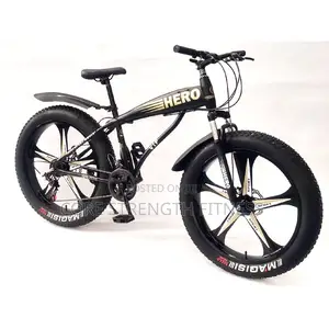 Photo - Hummer Road Mountain Bicycle With Fat Tyre and Alloyed Rim