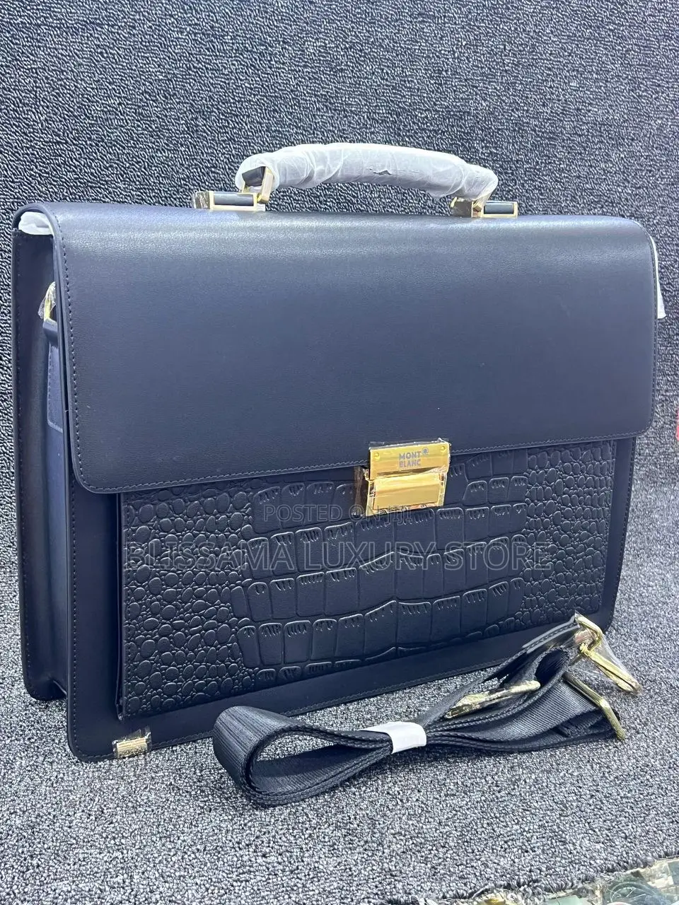 Luxury Mont Blanc Men Purse (Big Size