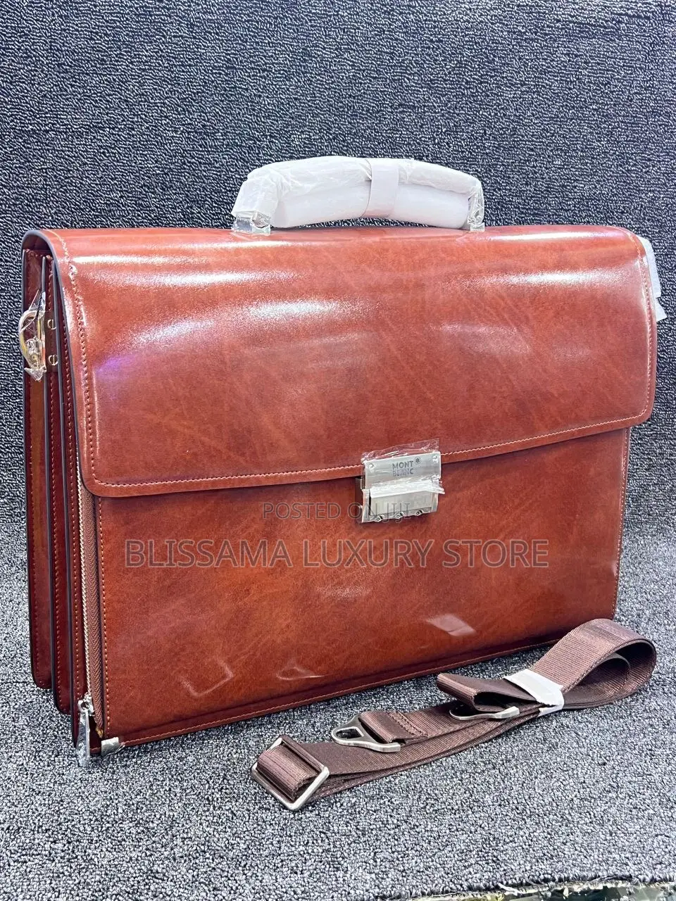Luxury Mont Blanc Men Purse (Big Size