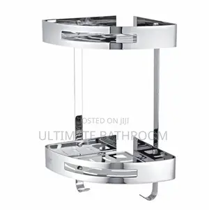304 Stainless Steel Double Corner Storage Shelf
