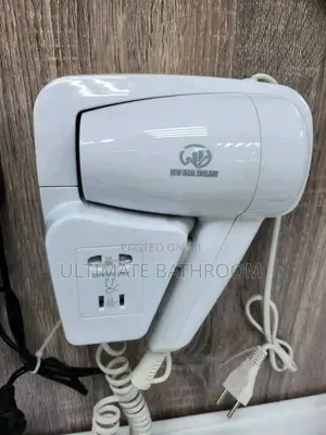 White Automatic Hairdryer For Saloons,Hotels And Other Utility Spaces
