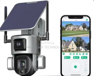 Double Less 4G Solar PTZ 8mp Camera