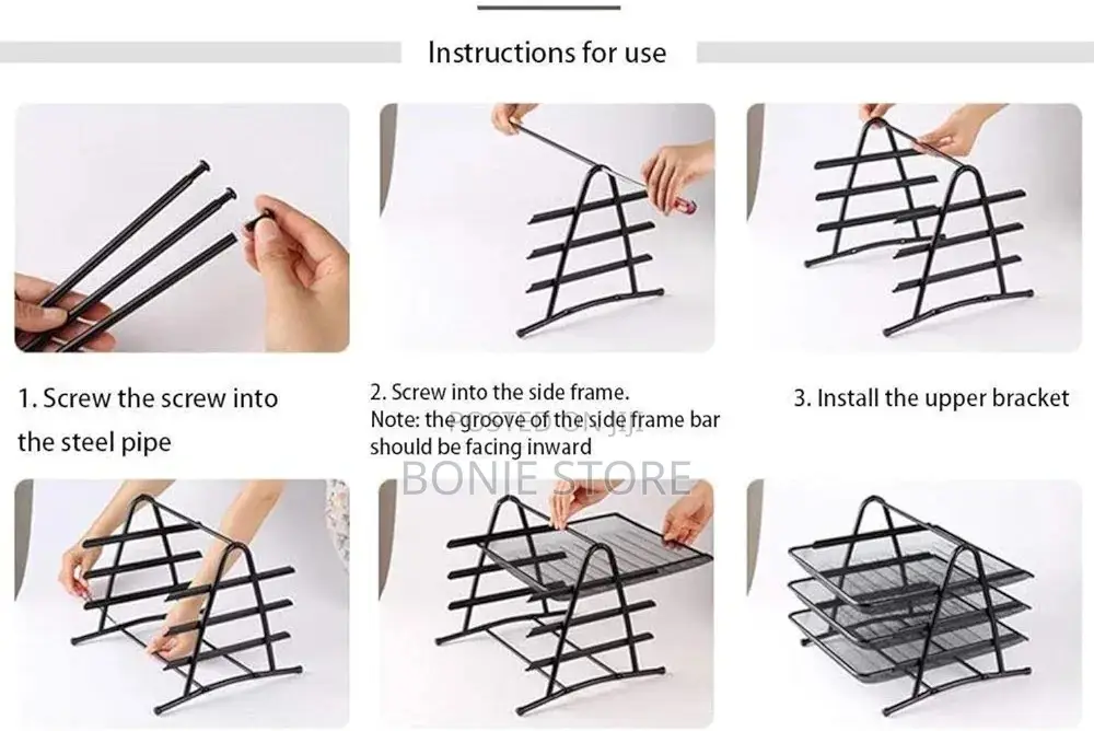 3 Tiers Document and Letter Tray Organizer
