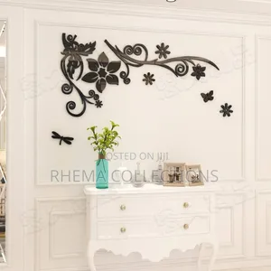 3d Romantic Rattan Flower Vine Acrylic Crystal Home Decor