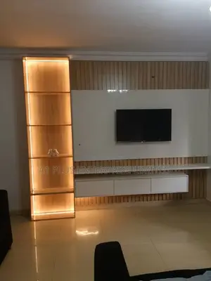 Tv/Wall Cladding With Light in HDF Finish