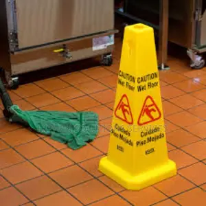 Yellow Wet Floor Sign