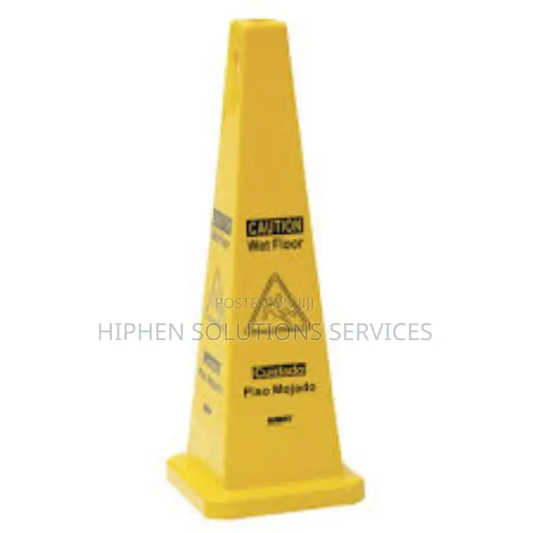 Cone Caution Sign