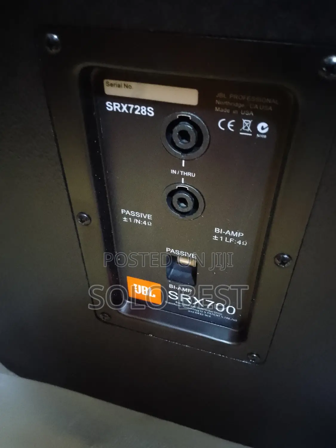 SRX 728 Double Sub JBL Speaker