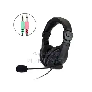 Photo - TUCCI Adjustable Headset Headphone With Microphone 3.5mm Plu