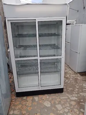 Side by Side Glass Fridge